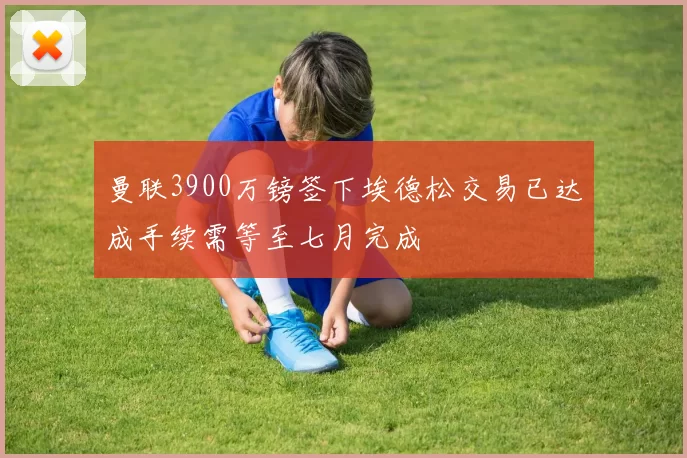 曼联3900万镑签下埃德松交易已达成手续需等至七月完成